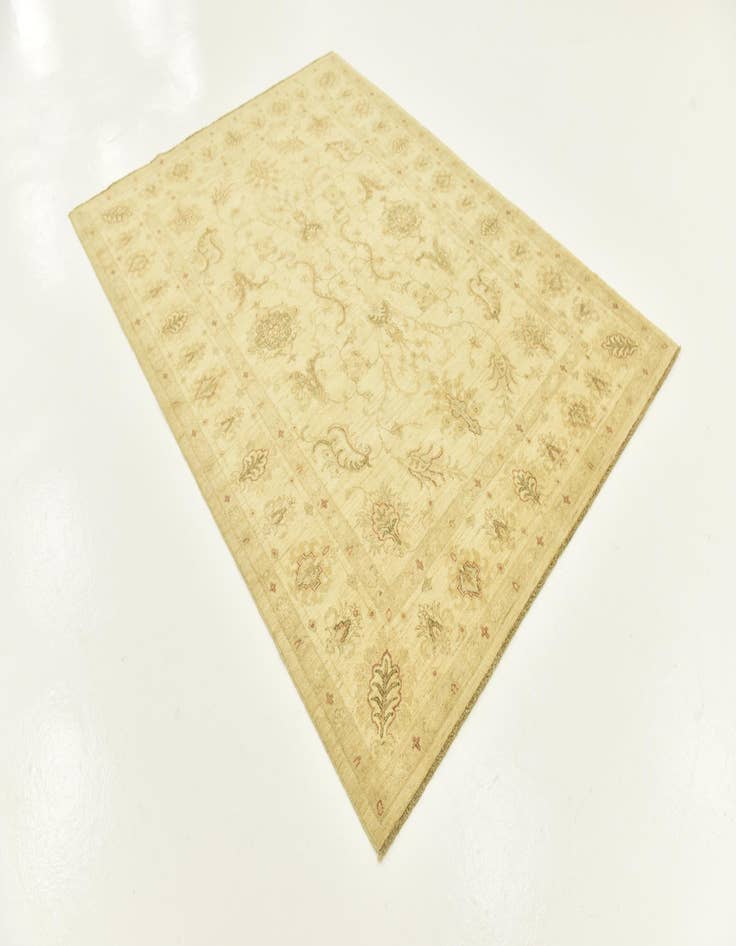 Detail image of  5' 9 x 7' 8  Hand Knotted Peshawar Ziegler Rug