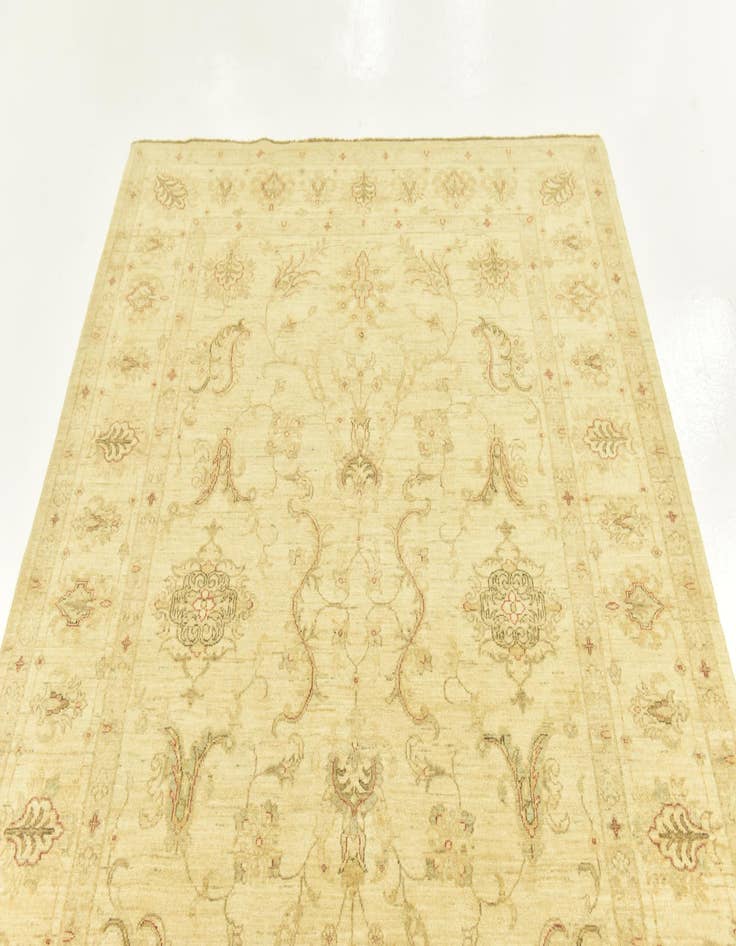 Detail image of  5' 9 x 7' 8  Hand Knotted Peshawar Ziegler Rug