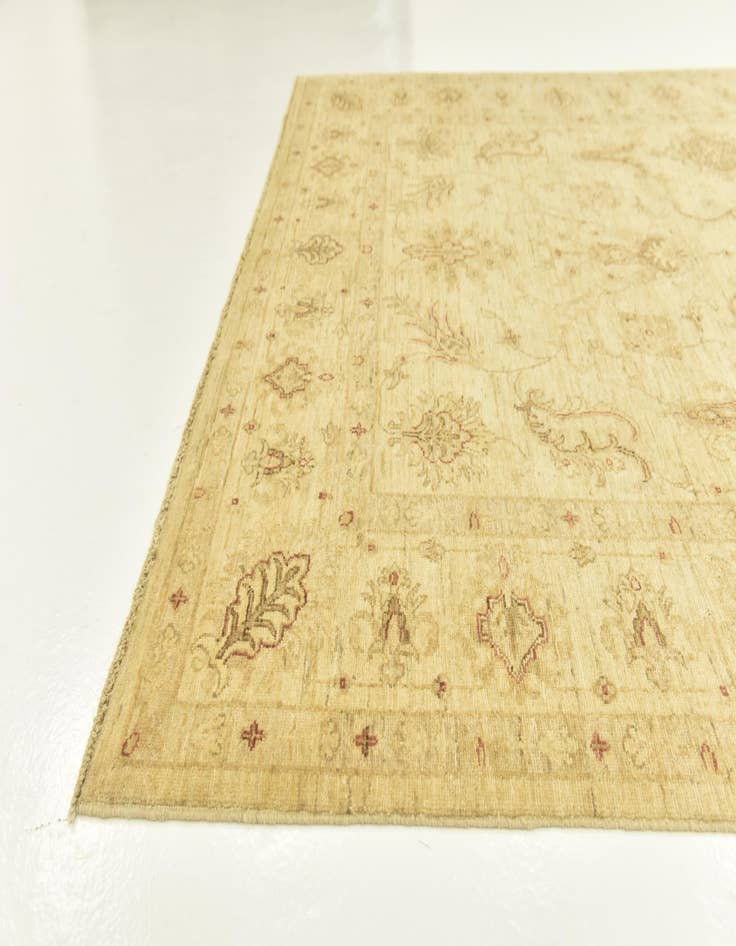 Detail image of  5' 7 x 7' 9  Hand Knotted Peshawar Ziegler Rug