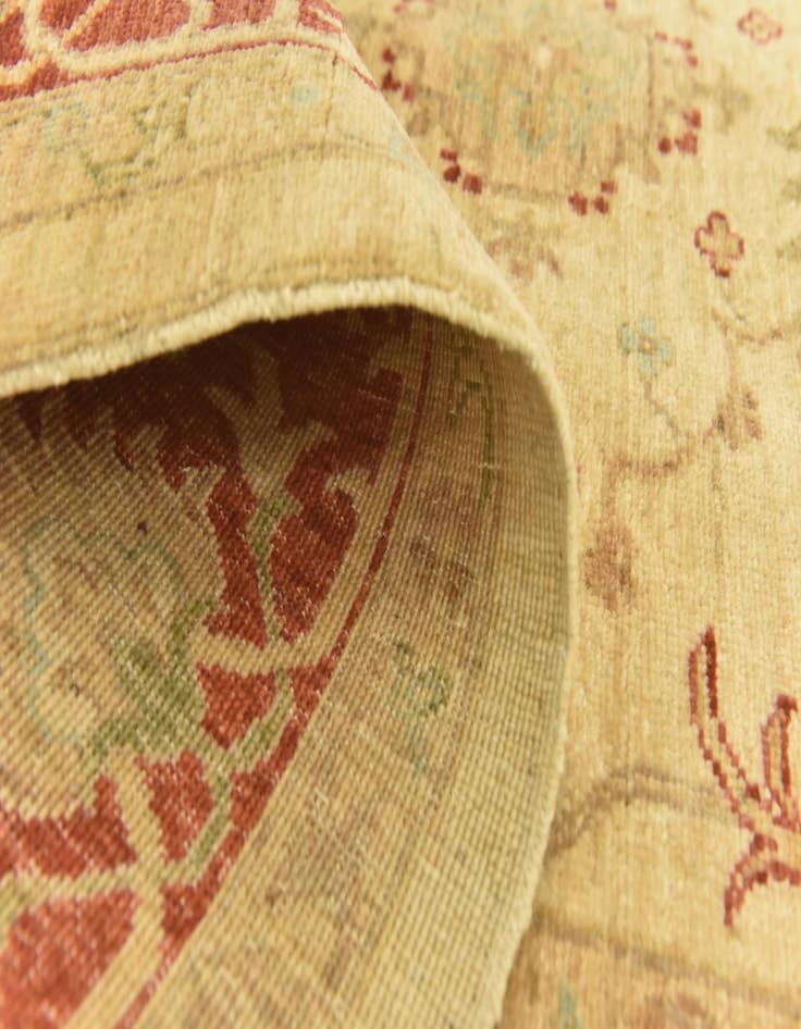 Detail image of  5' 9 x 7' 10  Hand Knotted Peshawar Ziegler Rug