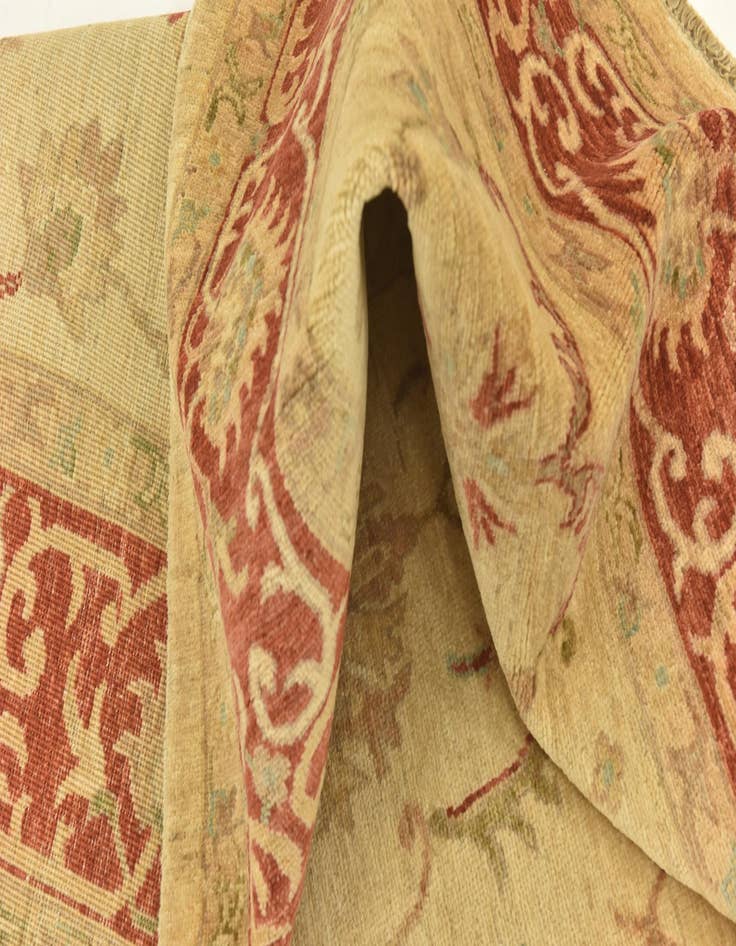 Detail image of  5' 9 x 7' 10  Hand Knotted Peshawar Ziegler Rug