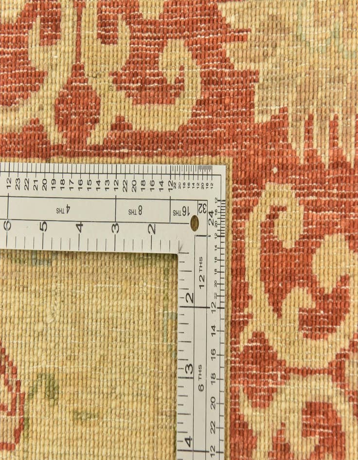 Detail image of  5' 9 x 7' 10  Hand Knotted Peshawar Ziegler Rug