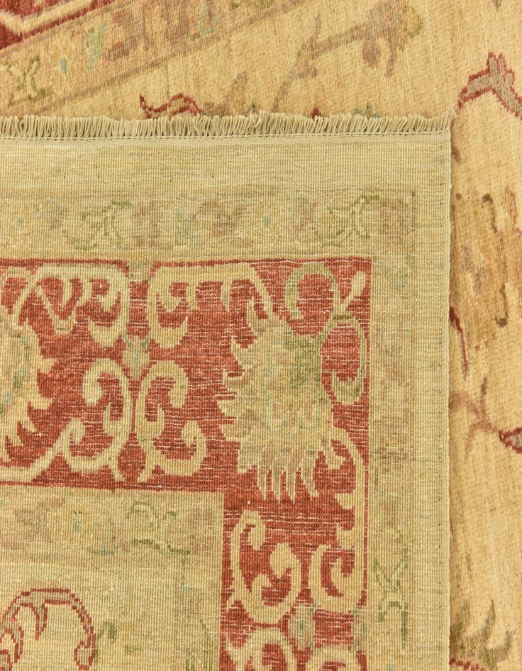 Detail image of  5' 9 x 7' 10  Hand Knotted Peshawar Ziegler Rug