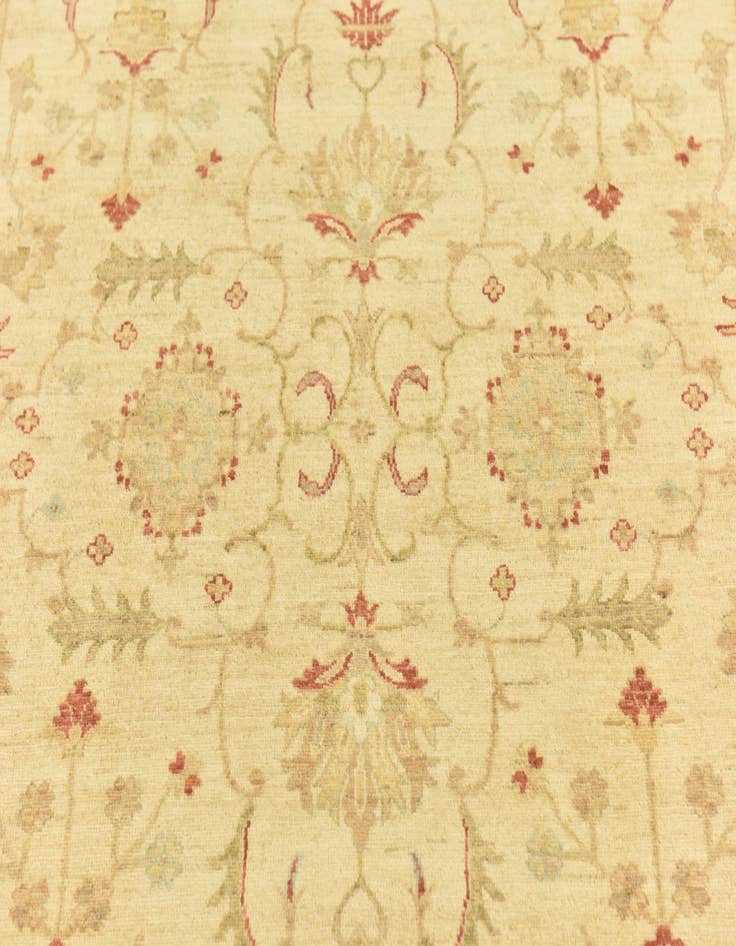 Detail image of  5' 9 x 7' 10  Hand Knotted Peshawar Ziegler Rug
