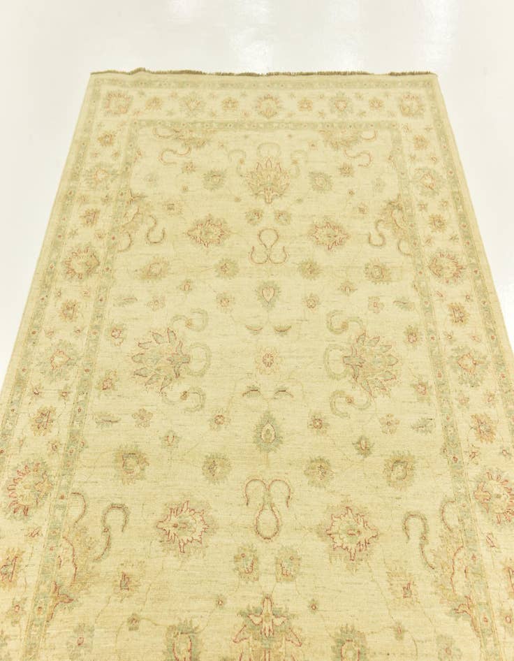 Detail image of  5' 9 x 8' 2  Hand Knotted Peshawar Ziegler Rug