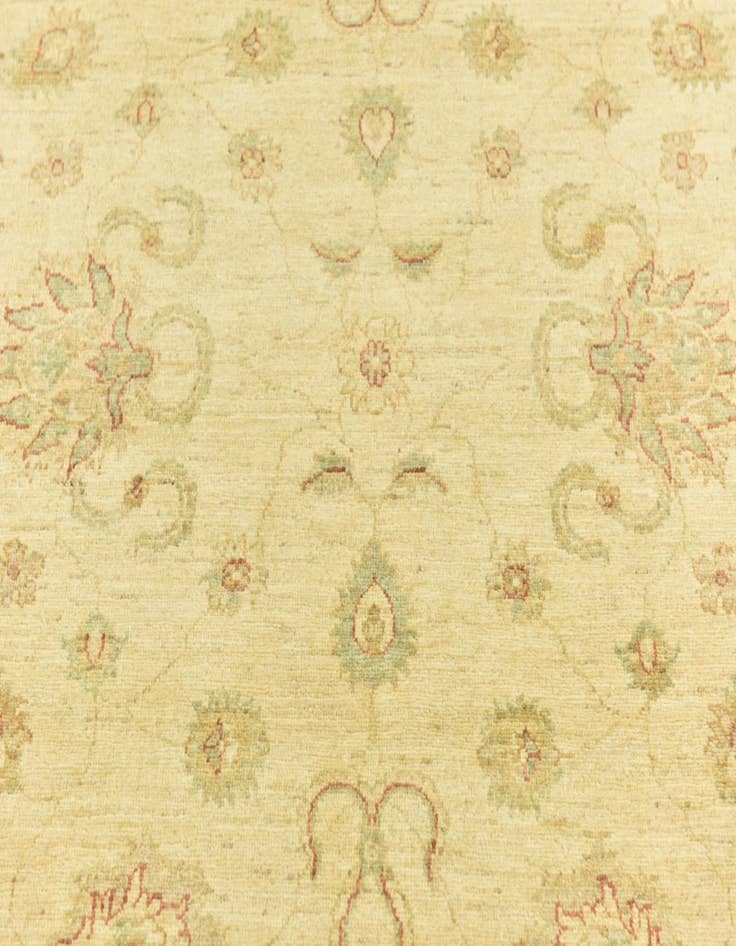 Detail image of  5' 9 x 8' 2  Hand Knotted Peshawar Ziegler Rug