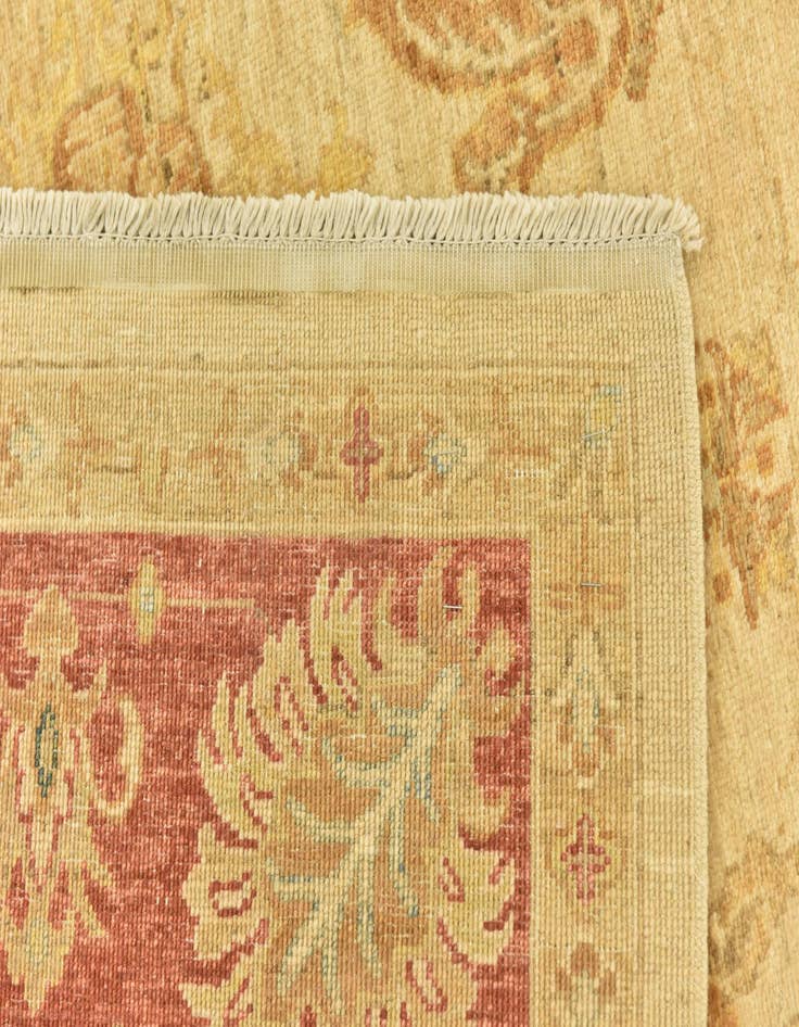 Detail image of  5' 9 x 8' 1  Hand Knotted Peshawar Ziegler Rug