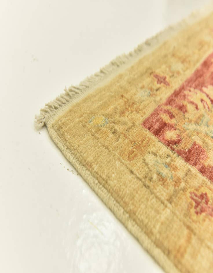 Detail image of  5' 9 x 8' 1  Hand Knotted Peshawar Ziegler Rug