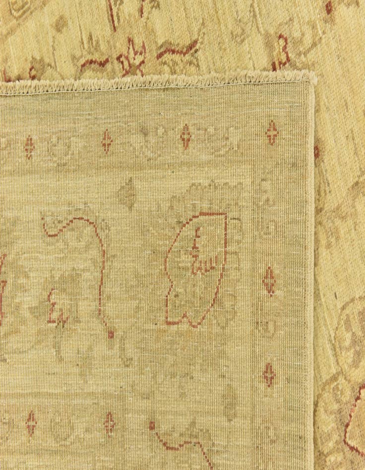 Detail image of  5' 9 x 8'  Hand Knotted Peshawar Ziegler Rug