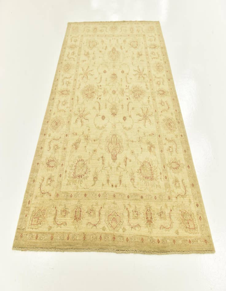 Detail image of  5' 9 x 8'  Hand Knotted Peshawar Ziegler Rug