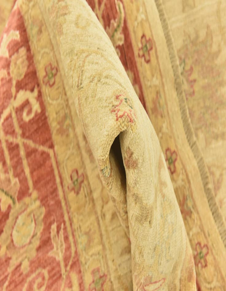 Detail image of  5' 9 x 6' 8  Hand Knotted Peshawar Ziegler Rug