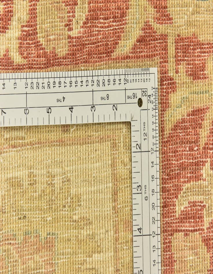 Detail image of  5' 9 x 6' 8  Hand Knotted Peshawar Ziegler Rug