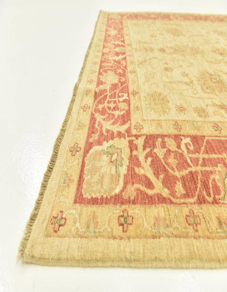 Detail image of  5' 9 x 6' 8  Hand Knotted Peshawar Ziegler Rug