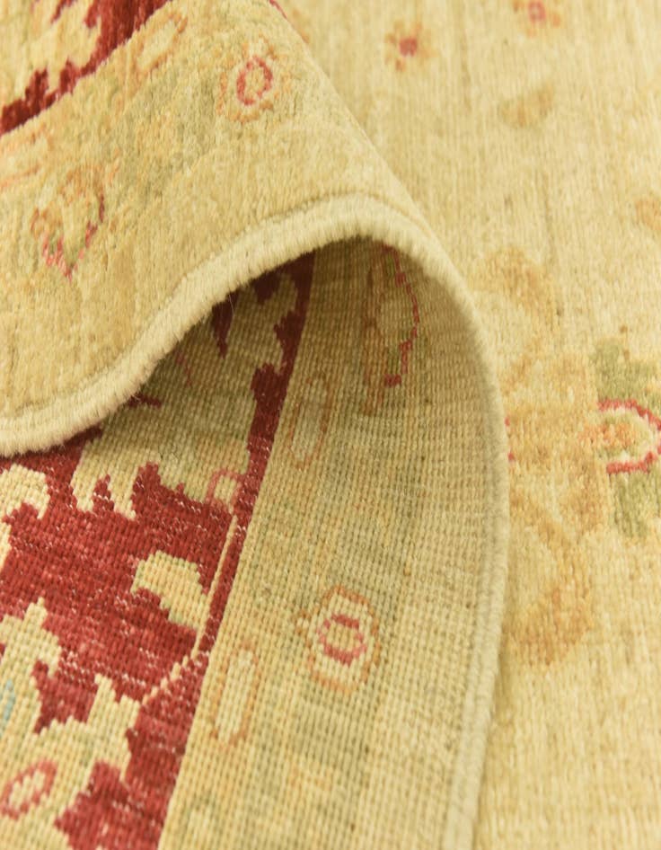 Detail image of  7' x 9' 5  Hand Knotted Peshawar Ziegler Rug