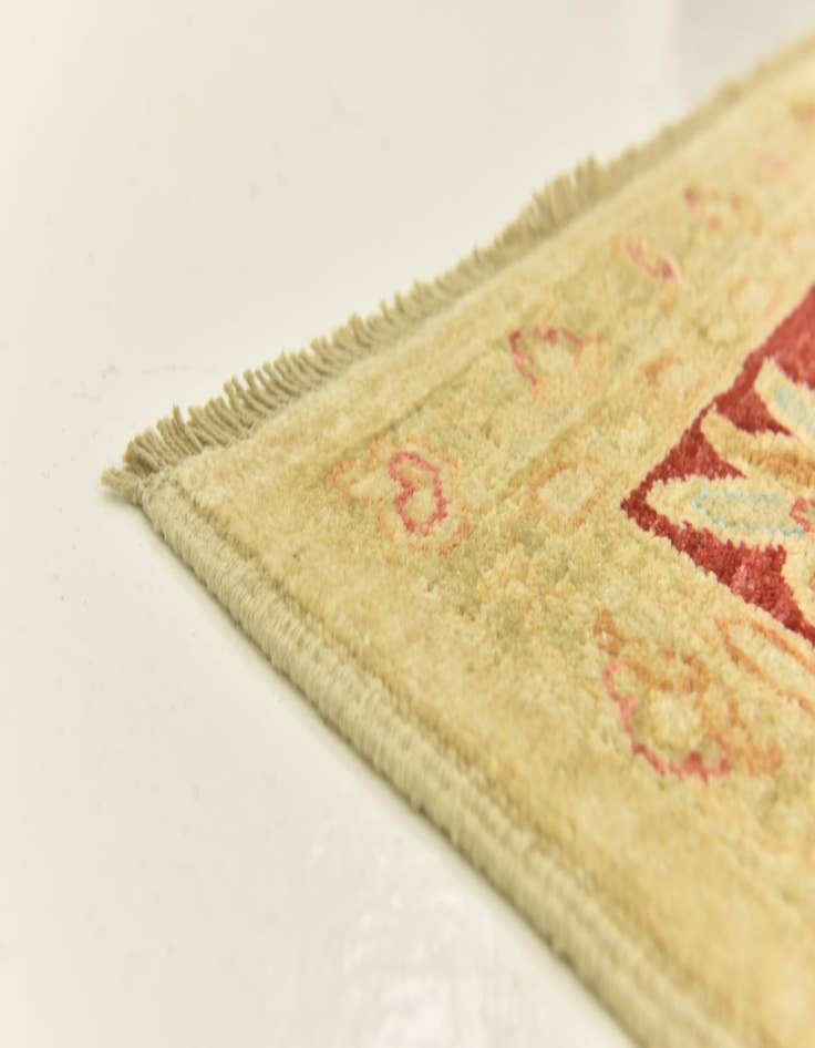 Detail image of  7' x 9' 5  Hand Knotted Peshawar Ziegler Rug