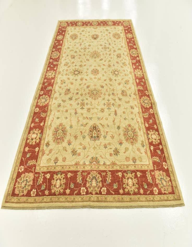 Detail image of  6' 9 x 9' 8  Hand Knotted Peshawar Ziegler Rug