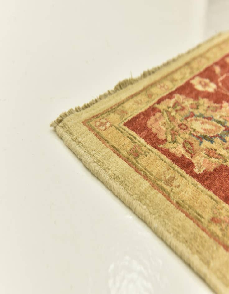 Detail image of  6' 9 x 9' 8  Hand Knotted Peshawar Ziegler Rug