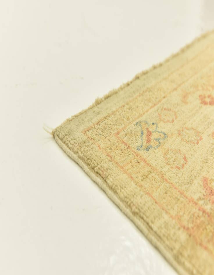 Detail image of  6' 10 x 9' 4  Hand Knotted Peshawar Ziegler Rug