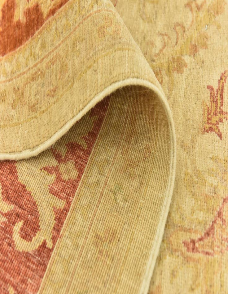 Detail image of  6' 8 x 9' 8  Hand Knotted Peshawar Ziegler Rug