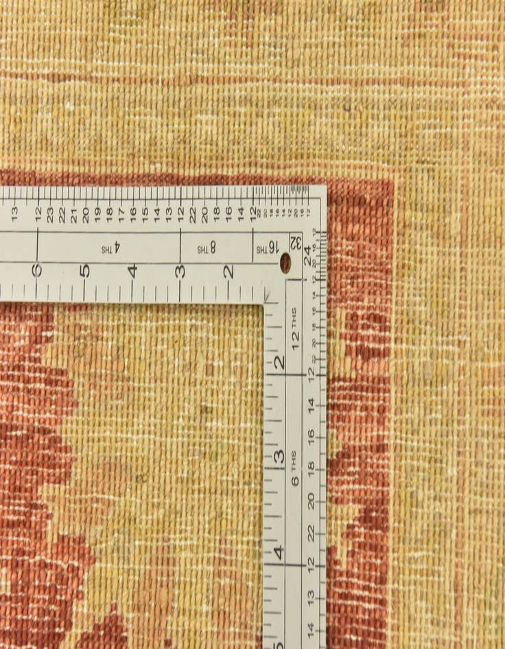 Detail image of  6' 8 x 9' 8  Hand Knotted Peshawar Ziegler Rug