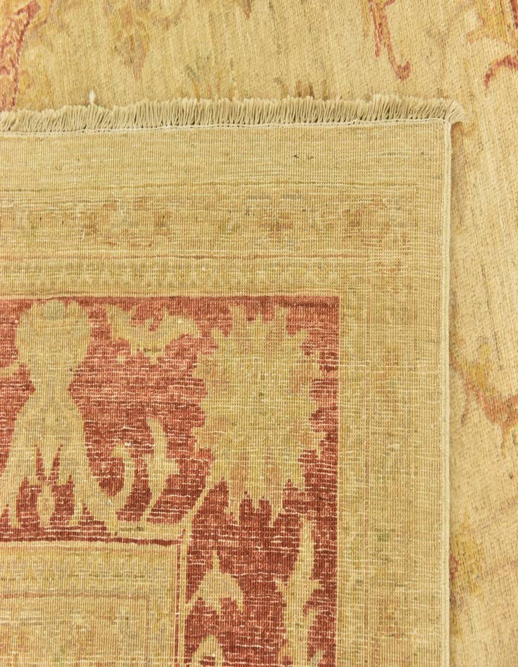 Detail image of  6' 8 x 9' 8  Hand Knotted Peshawar Ziegler Rug