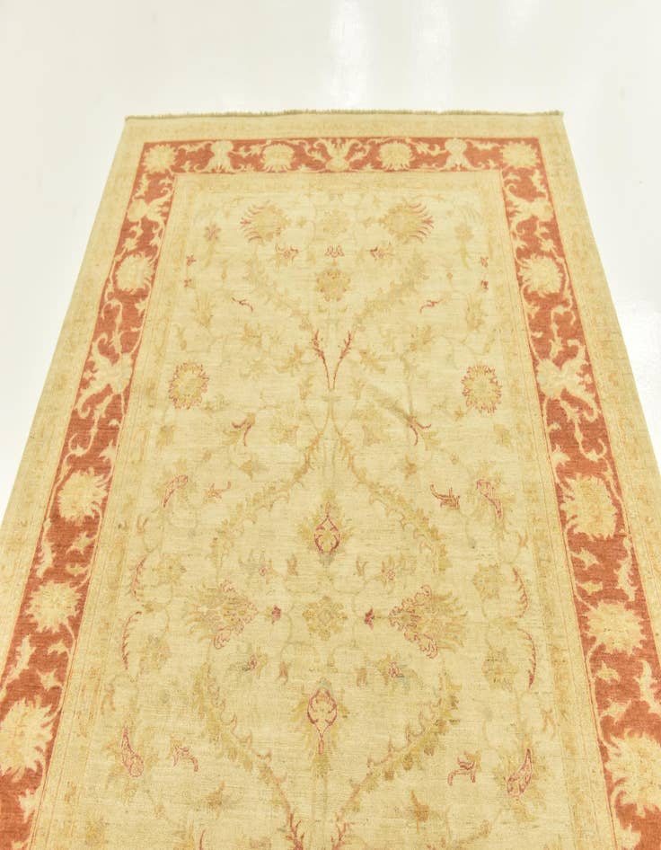 Detail image of  6' 8 x 9' 8  Hand Knotted Peshawar Ziegler Rug