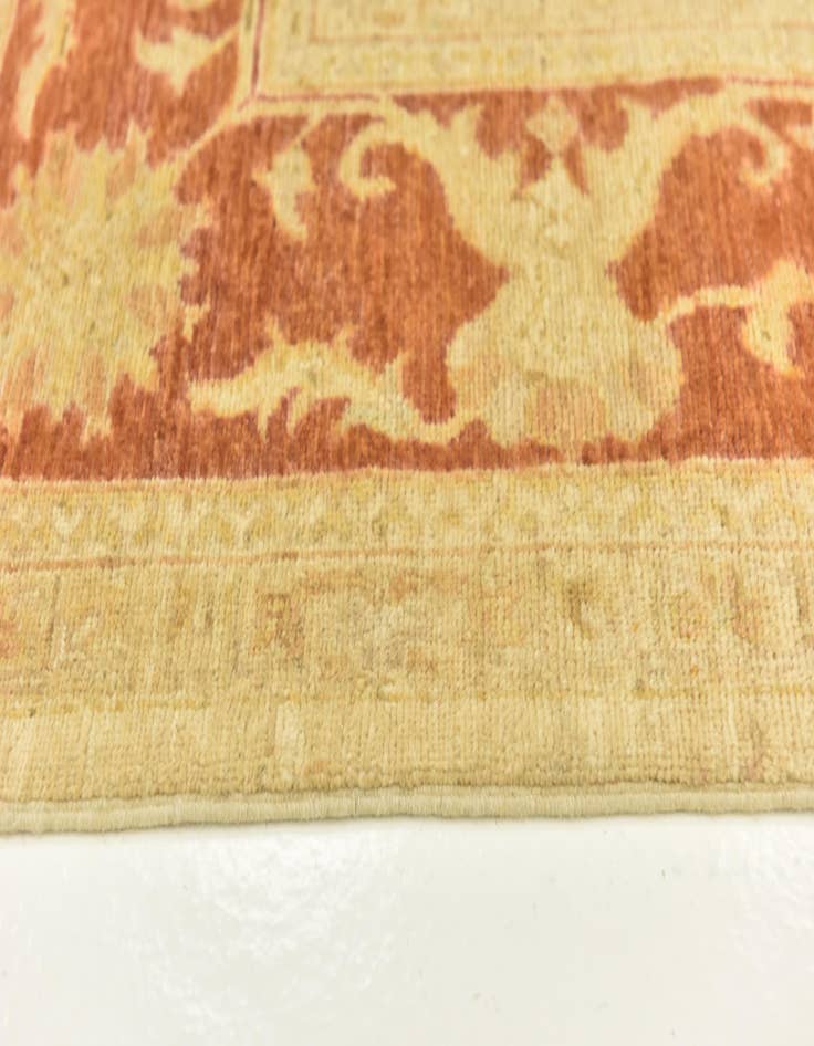 Detail image of  6' 8 x 9' 8  Hand Knotted Peshawar Ziegler Rug