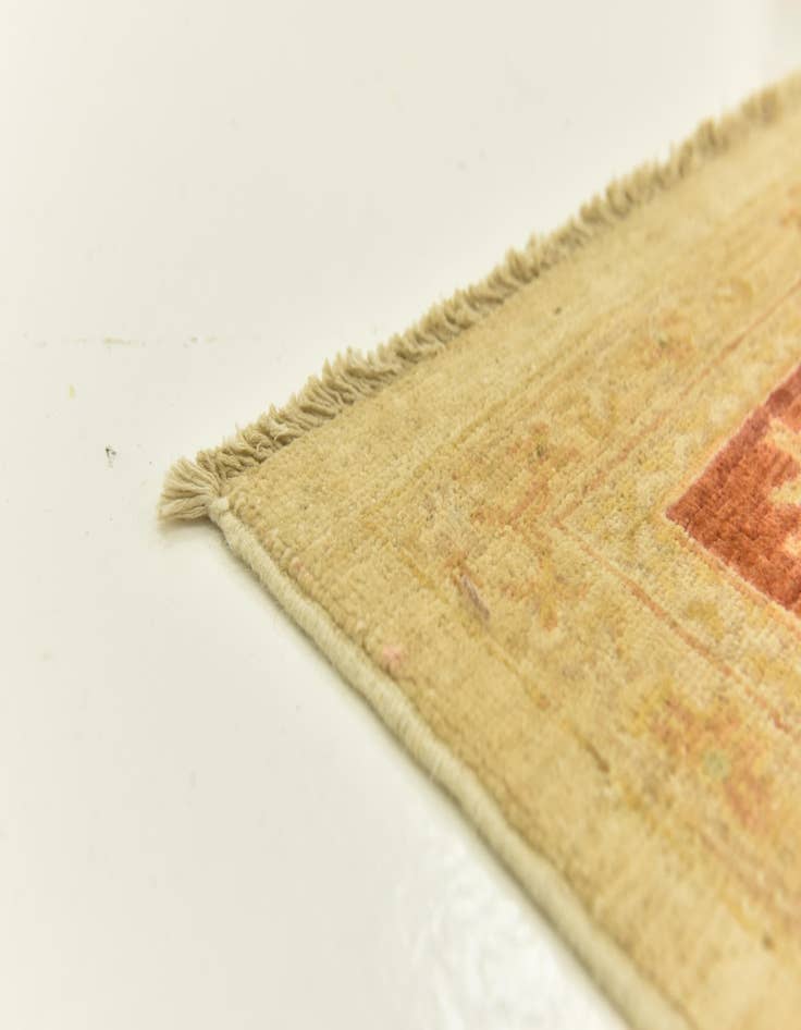 Detail image of  6' 8 x 9' 8  Hand Knotted Peshawar Ziegler Rug