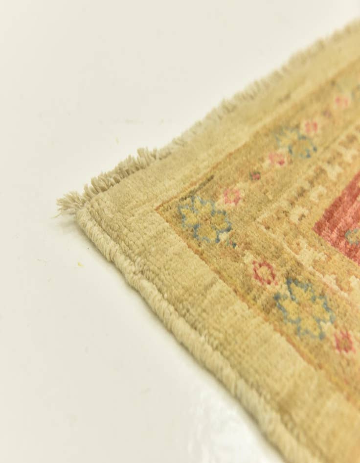 Detail image of  6' 10 x 9' 10  Hand Knotted Peshawar Ziegler Rug