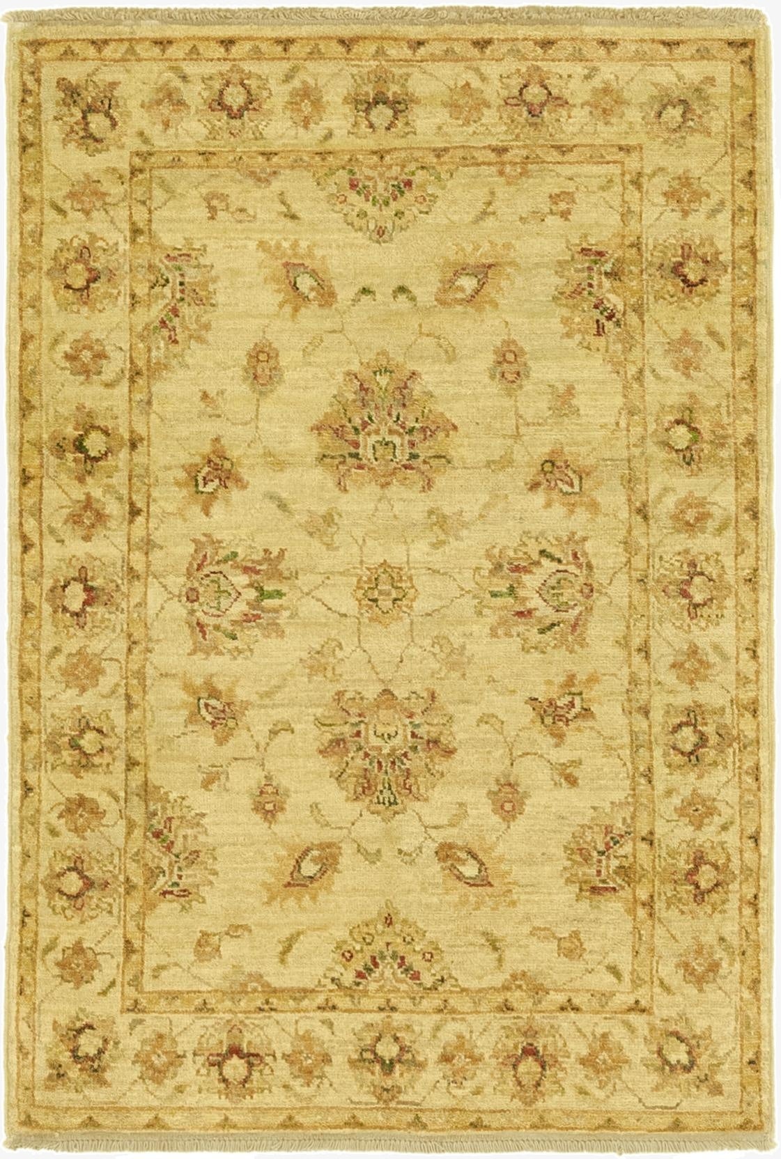  2' 8 x 4'  Hand Knotted Peshawar Ziegler Rug