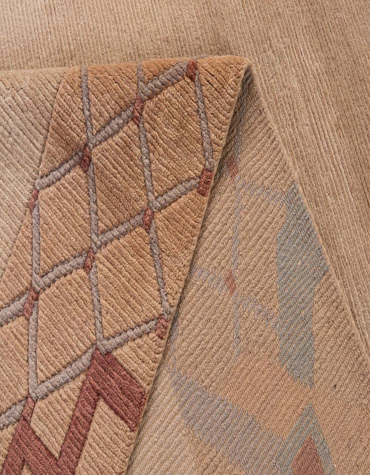 Detail image of  8' 3 x 11' 5  Hand Knotted Tibet Wool Rug