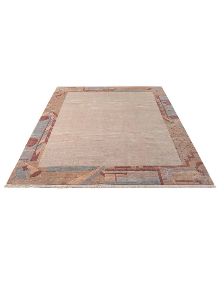 Detail image of  8' 2 x 11' 6  Hand Knotted Tibet Wool Rug