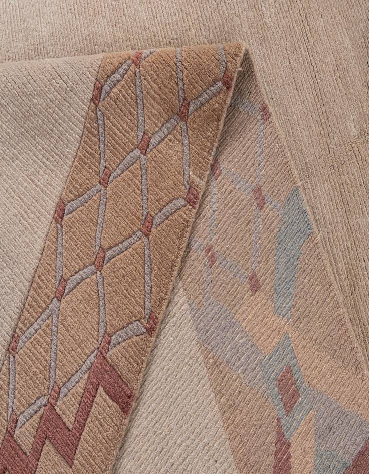 Detail image of  8' 2 x 11' 6  Hand Knotted Tibet Wool Rug