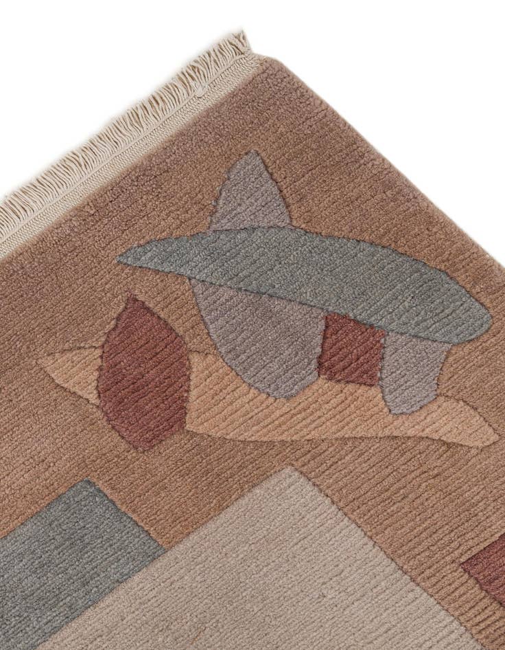 Detail image of  8' 2 x 11' 6  Hand Knotted Tibet Wool Rug