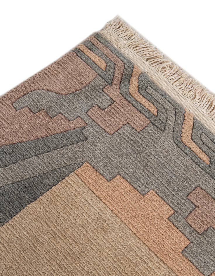 Detail image of  8' 4 x 11' 5  Hand Knotted Tibet Wool Rug