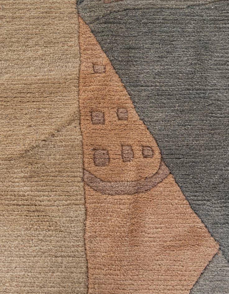 Detail image of  8' 4 x 11' 5  Hand Knotted Tibet Wool Rug