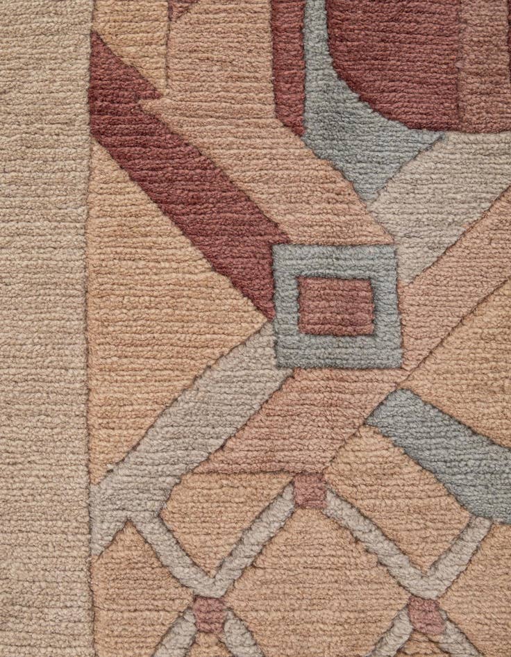 Detail image of  8' 4 x 11' 4  Hand Knotted Tibet Wool Rug