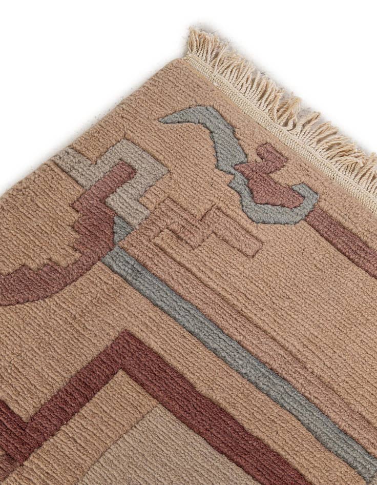 Detail image of  8' 4 x 11' 4  Hand Knotted Tibet Wool Rug