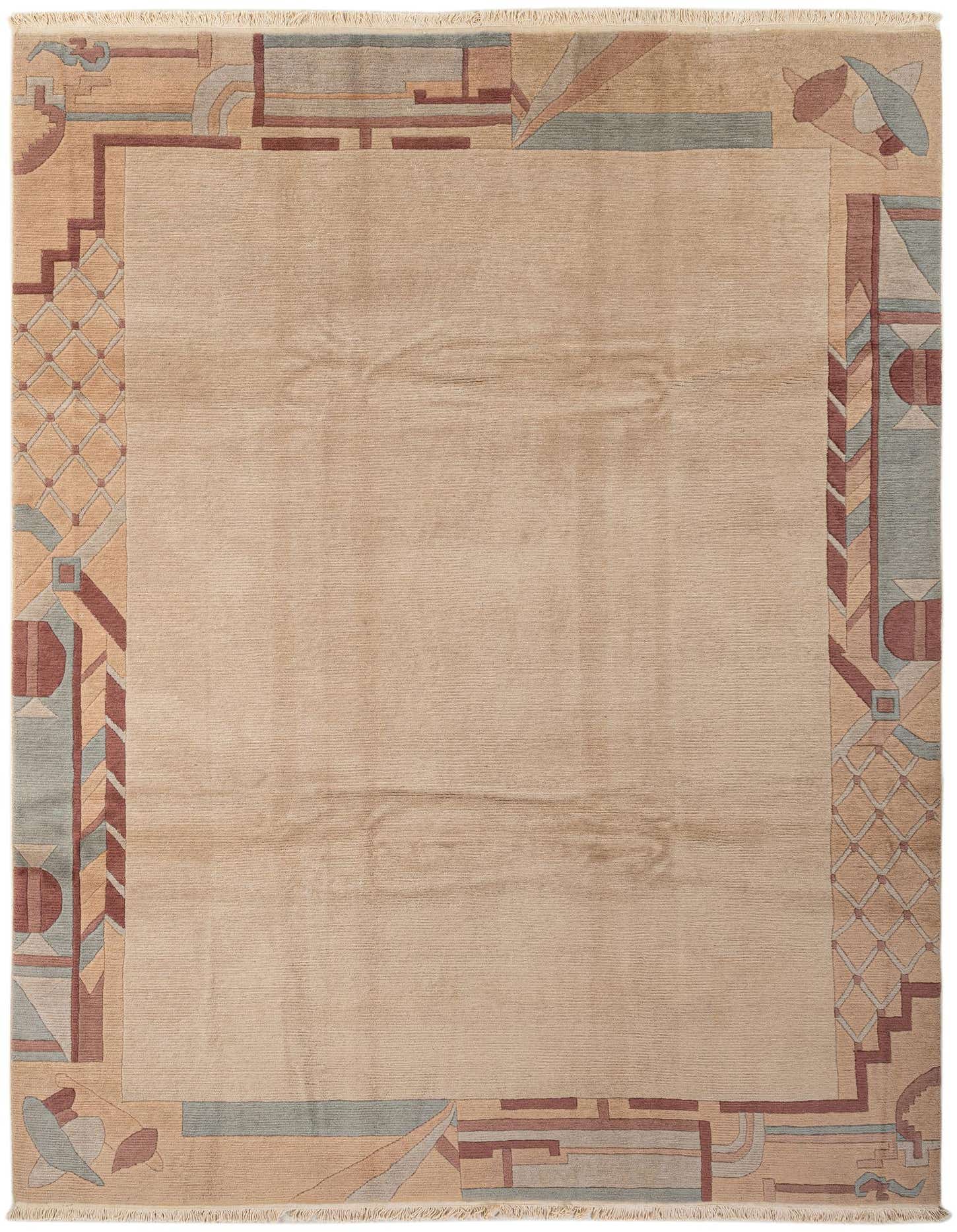 Primary image  8' 4 x 11' 4  Hand Knotted Tibet Wool Rug