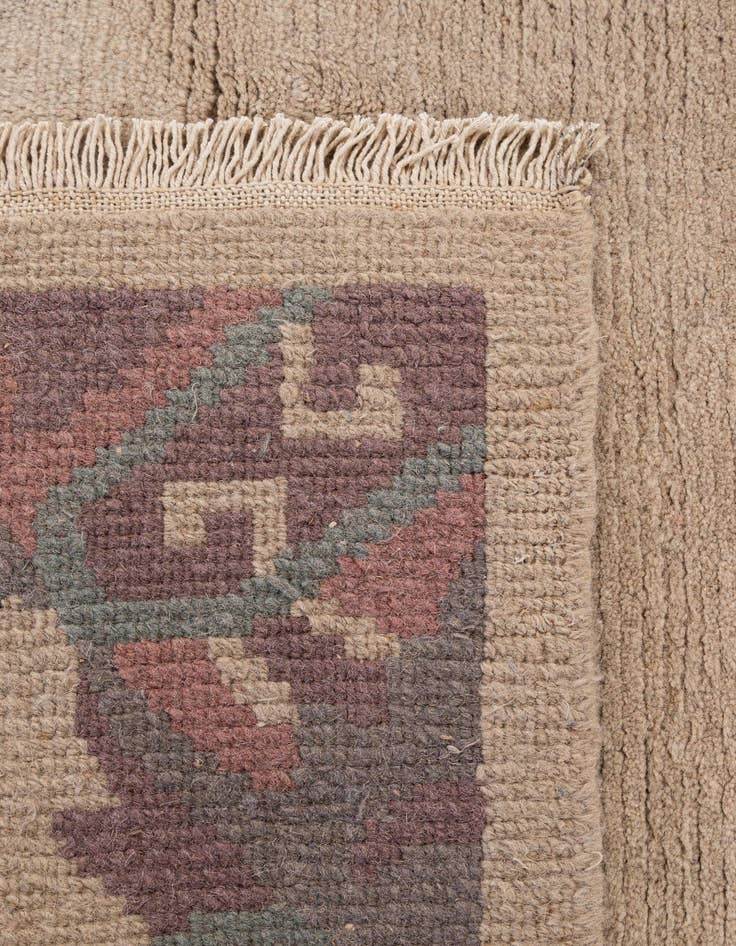 Detail image of  4' x 5' 10  Hand Knotted Tibet Wool Rug