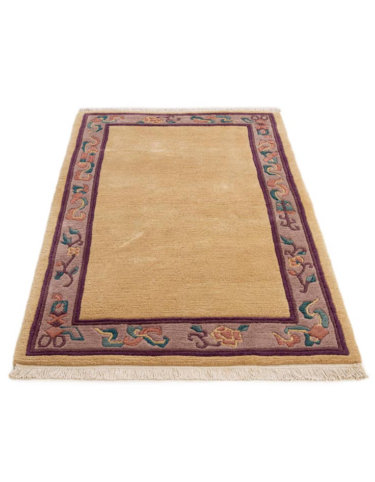 Detail image of  3' 1 x 5' 3  Hand Knotted Tibet Wool Rug