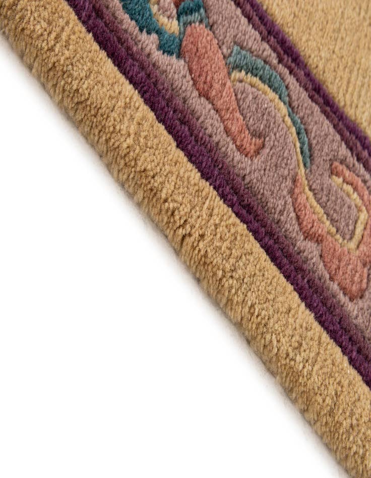 Detail image of  3' 1 x 5' 3  Hand Knotted Tibet Wool Rug