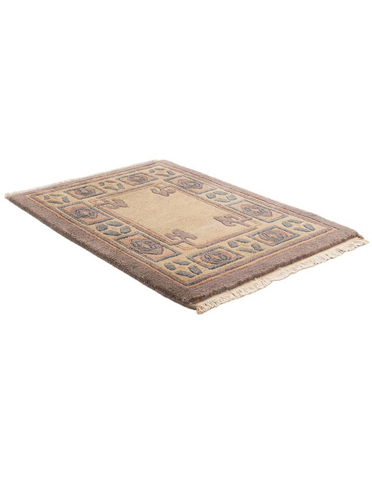 Detail image of  2' 2 x 3'  Hand Knotted Tibet Wool Rug