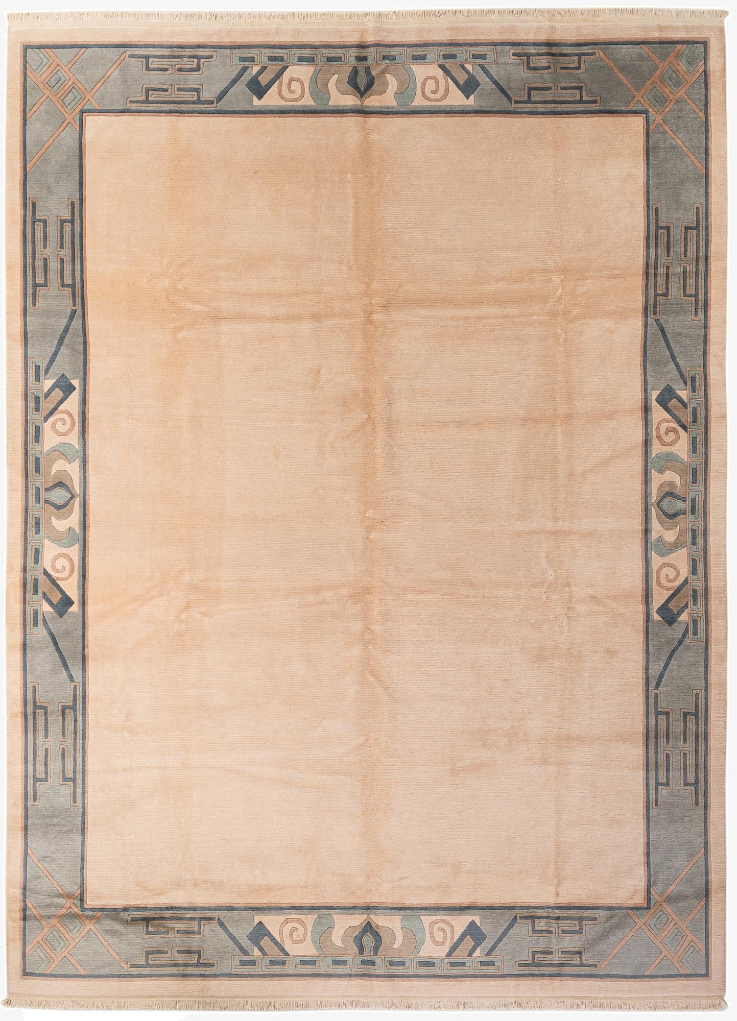  9' 10 x 13' 2  Hand Knotted Tibet Wool Rug