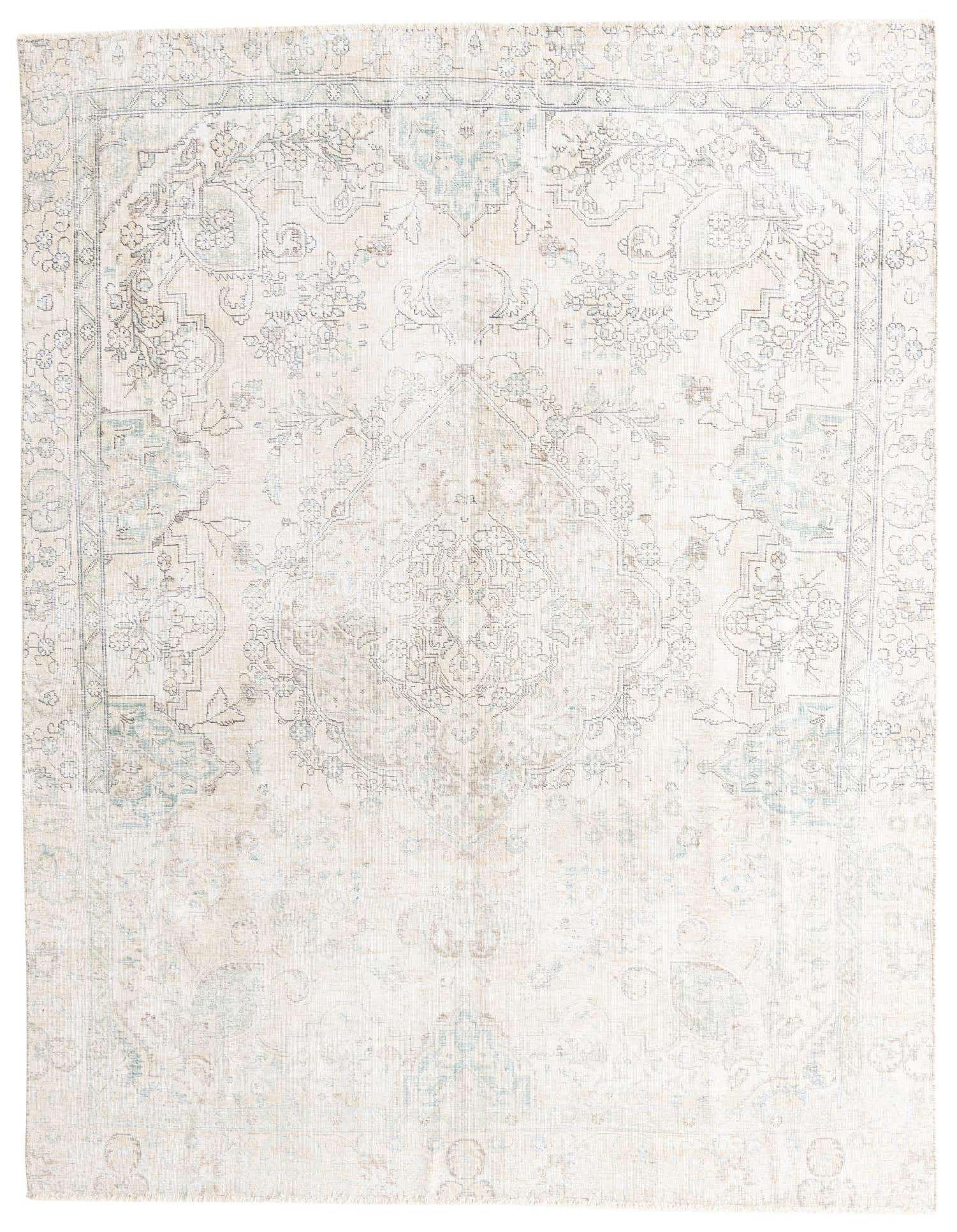 Primary image  8' 5 x 11'  Hand Knotted Ultra Vintage Persian Wool Rug