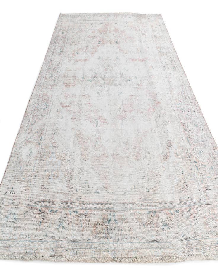 Detail image of  6' 8 x 9' 7  Hand Knotted Ultra Vintage Persian Wool Rug