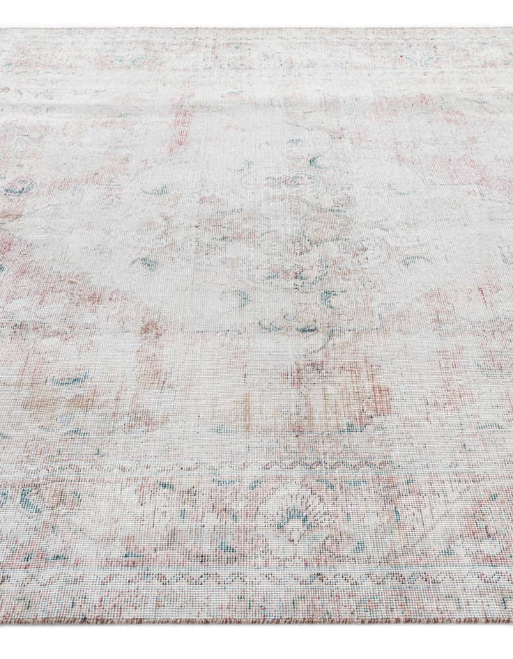 Detail image of  6' 8 x 9' 7  Hand Knotted Ultra Vintage Persian Wool Rug