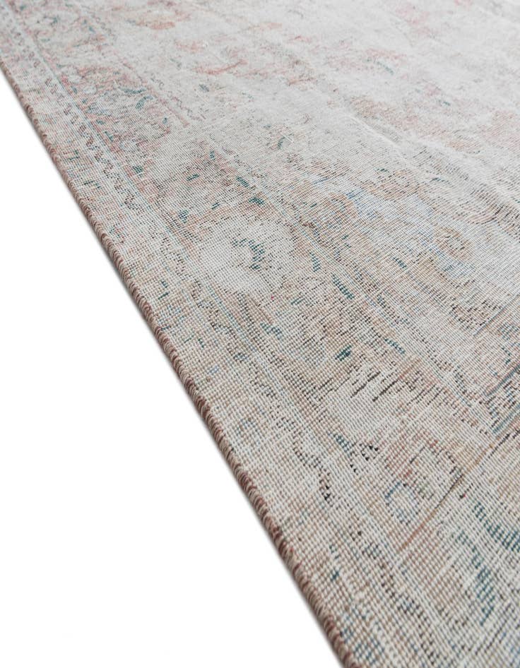 Detail image of  6' 8 x 9' 7  Hand Knotted Ultra Vintage Persian Wool Rug