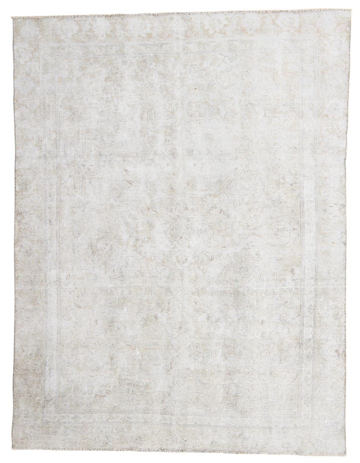  6' 1 x 9' 10  Hand Knotted Ultra Vintage Persian W...