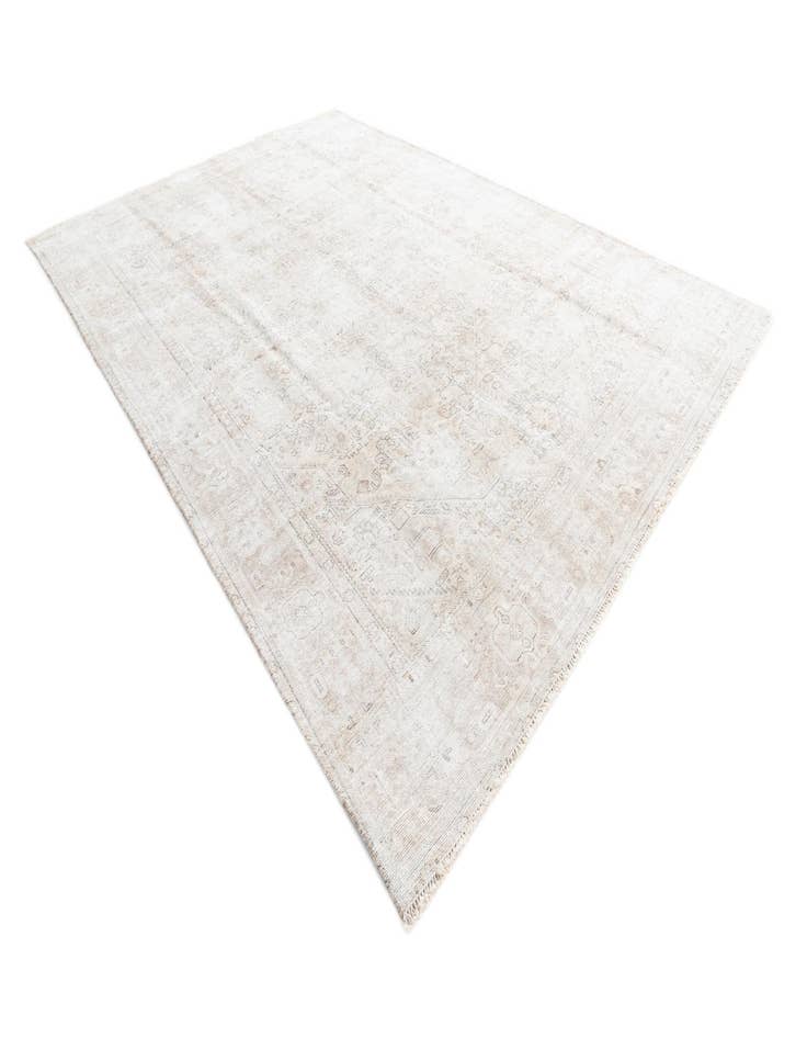 Detail image of  7' 8 x 11'  Hand Knotted Ultra Vintage Persian Wool Rug